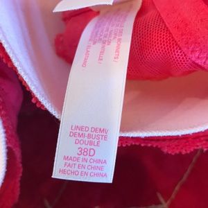 Victoria secret lined demi bra